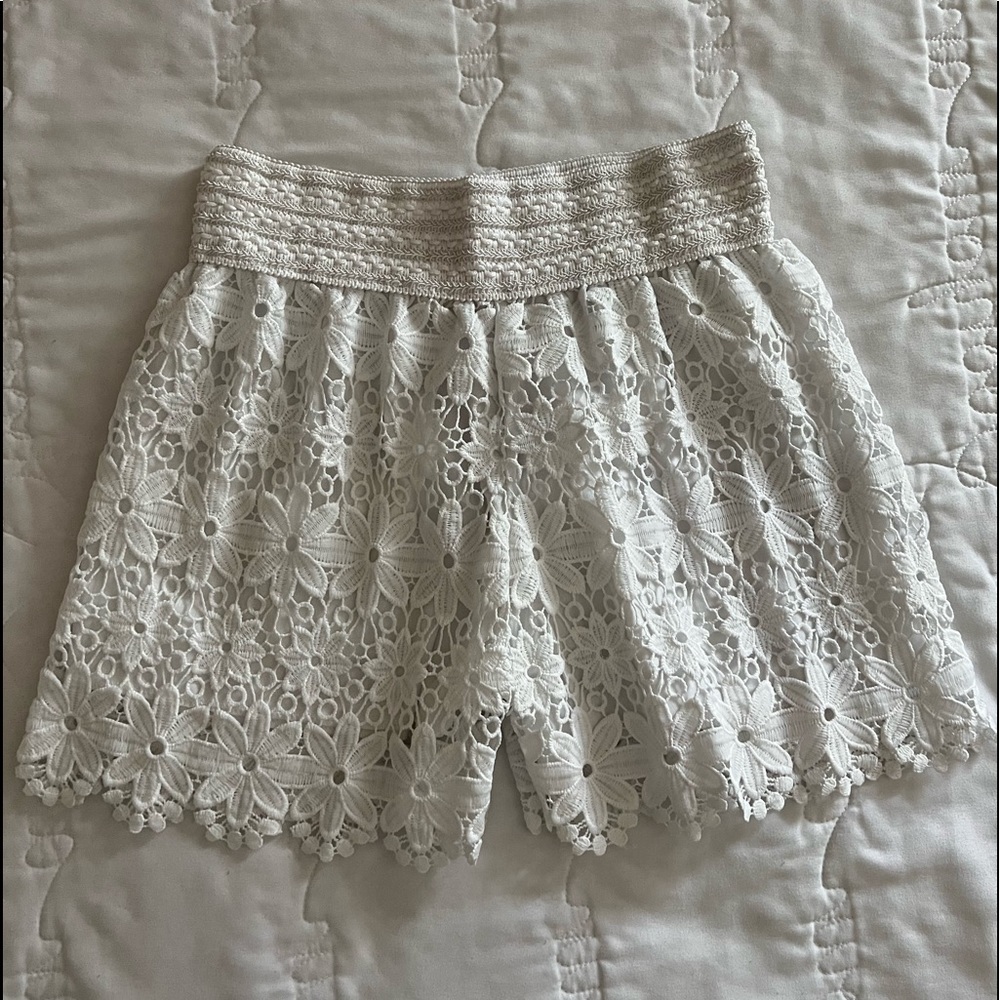 White Shorts